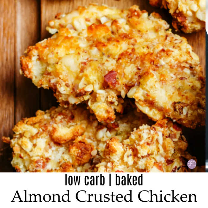 Low Carb Almond Crusted Chicken