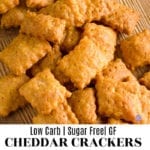 Low Carb Cheddar Crackers