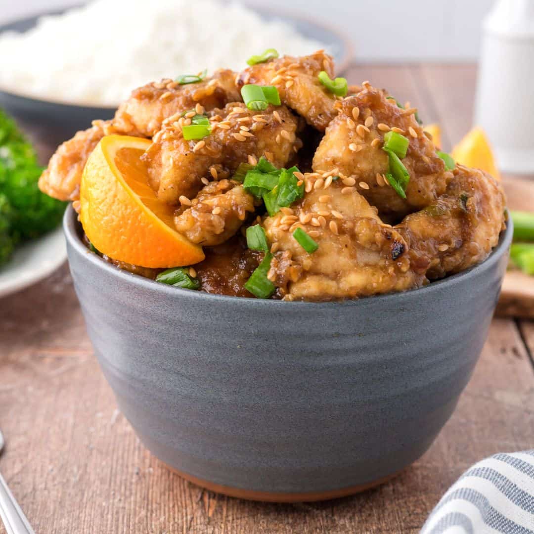 Sugar Free Low Carb Orange Chicken , This delicious recipe for Sugar Free Low Carb Orange Chicken is so good that it tastes just like the real restaurant version. No added sugar, gluten free, low carb.
