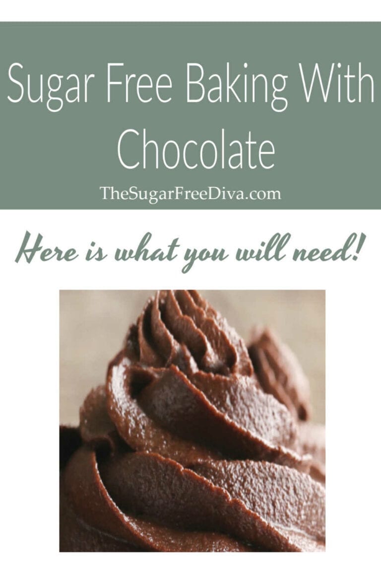 Sugar Free Baking With Chocolate THE SUGAR FREE DIVA