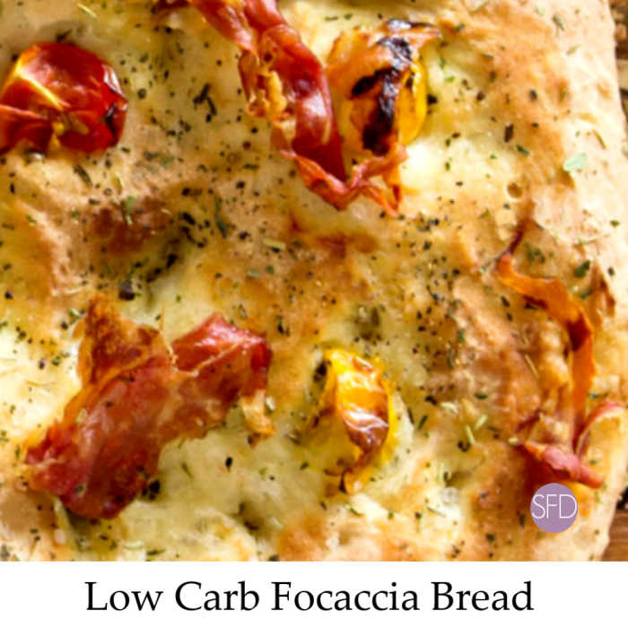 Low Carb Focaccia Bread The Sugar Free Diva