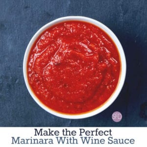Mariana with wine sauce
