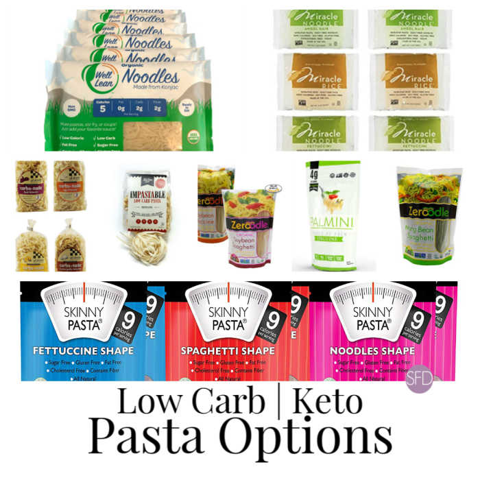 Low Carb Pasta Choices