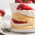 EASY Sugar Free Strawberry Shortcake