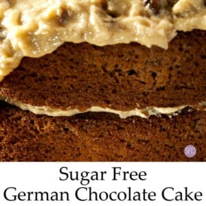 Sugar Free German Chocolate Cake