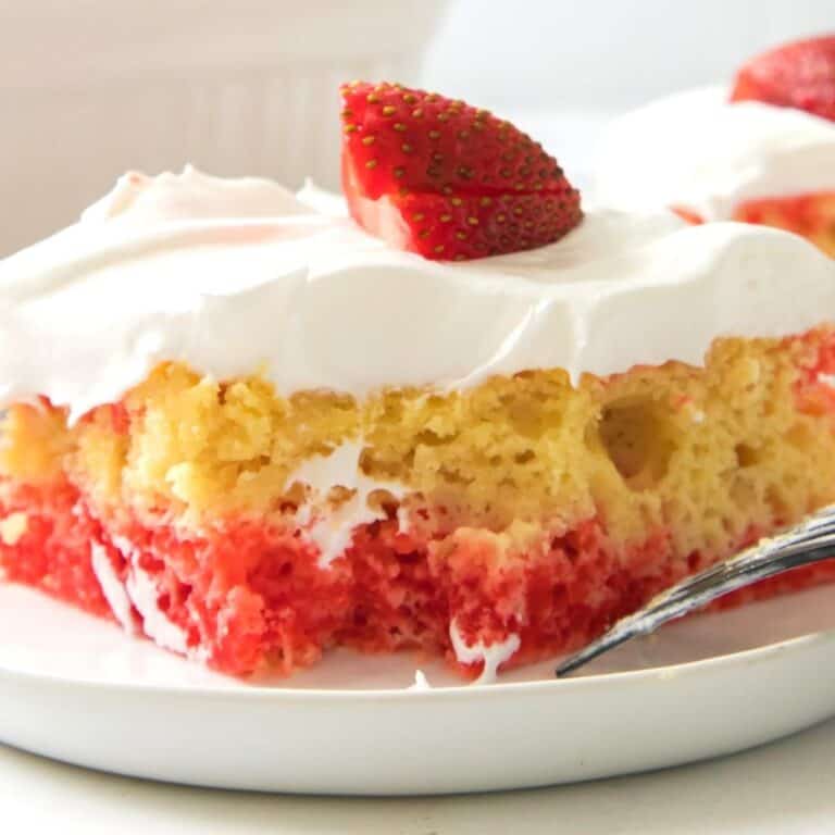 Sugar Free Strawberry Poke Cake THE SUGAR FREE DIVA