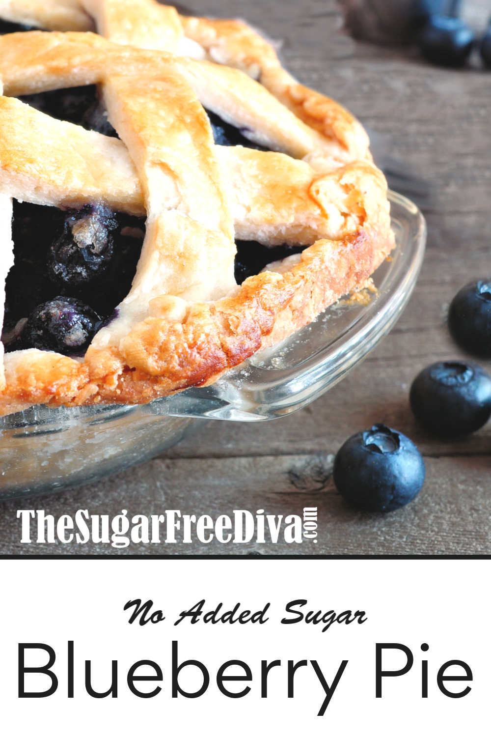 Sugar Free Blueberry Pie 