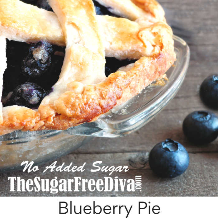 Sugar Free Blueberry Pie