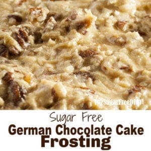 Sugar Free German Chocolate Frosting