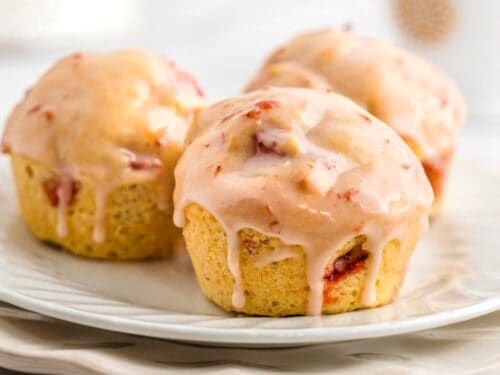 Sugar Free Strawberry Muffins
