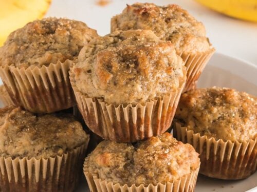 Sugar Free Banana Muffins f