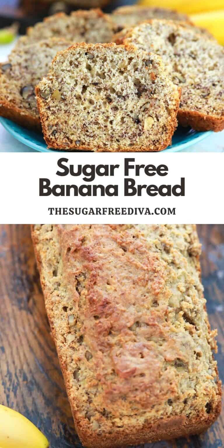 This recipe for Sugar Free Banana Bread is really delicious.