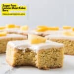 Sugar Free Lemon Sheet Cake Bars