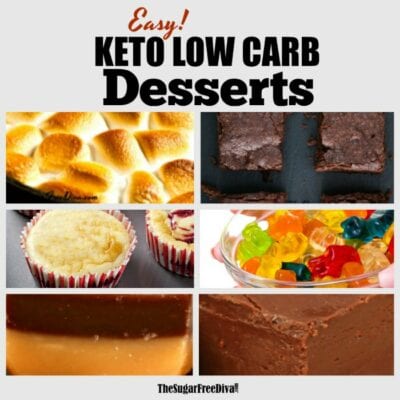 Keto Low Carb Desserts - THE SUGAR FREE DIVA