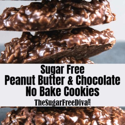 No Bake Sugar Free Chocolate Cookies
