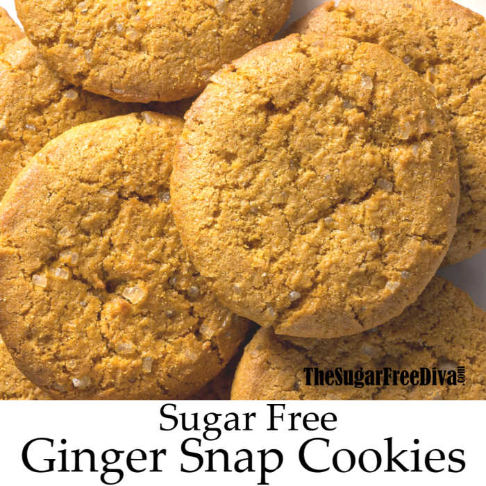 Sugar Free Ginger Snap Cookies