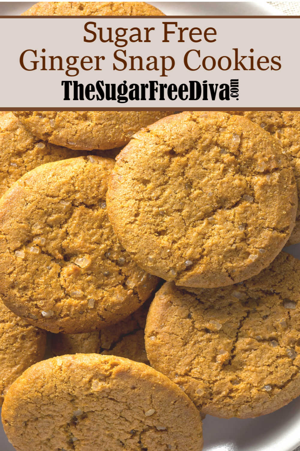 Sugar Free Ginger Snap Cookies