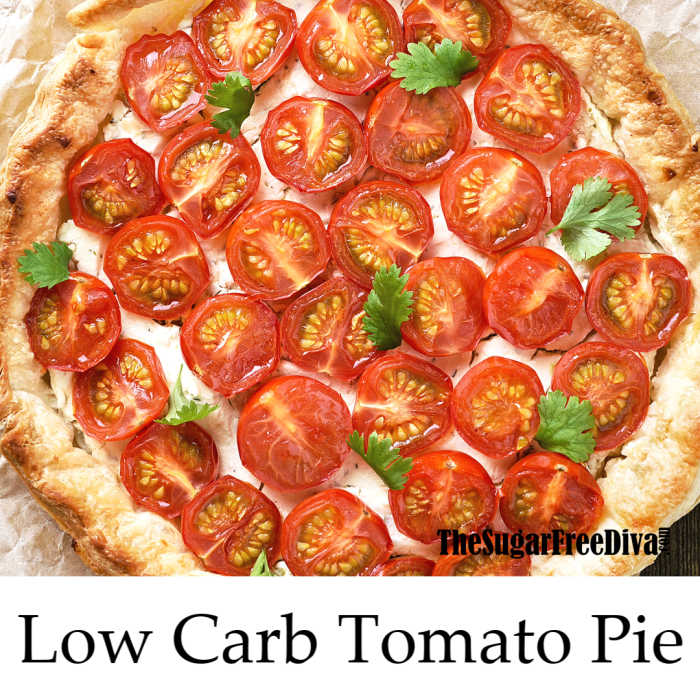 Low Carb Tomato Pie
