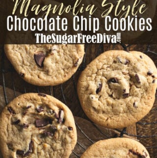 Sugar Free 'Magnolia' Style Chocolate Chip Cookies