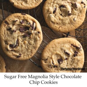 Sugar Free 'Magnolia' Style Chocolate Chip Cookies