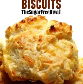 Air Fried Low Carb Cheddar Cheese Biscuits