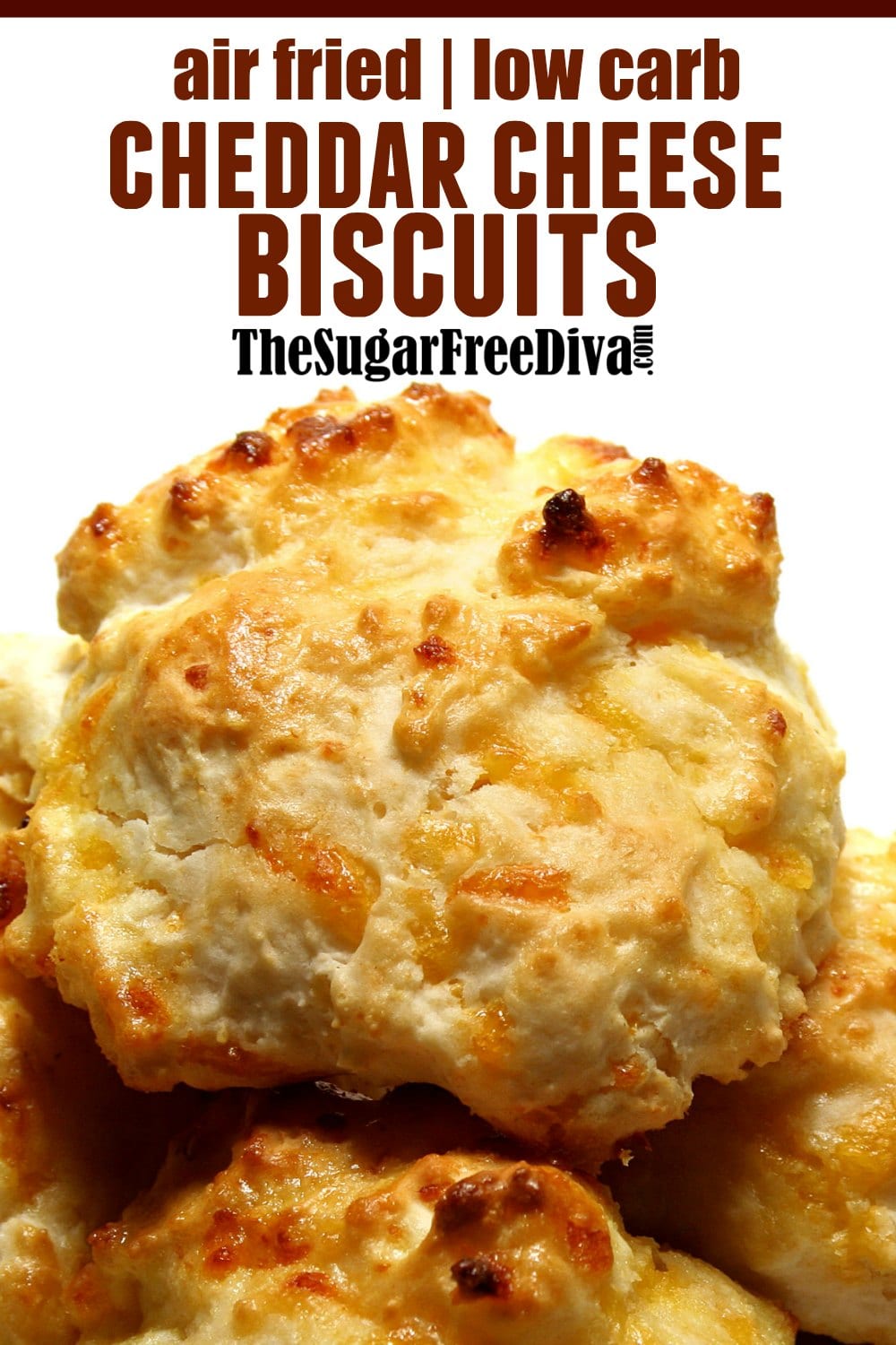Air Fried Low Carb Cheddar Cheese Biscuits