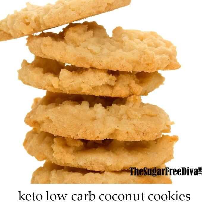 Sugar Free Keto Coconut Cookies