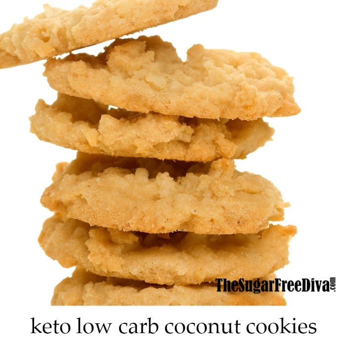 Sugar Free Keto Coconut Cookies The Sugar Free Diva