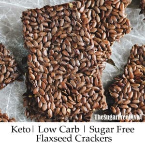 Low Carb Flaxseed Crackers