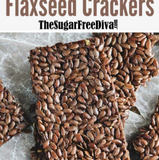 Low Carb Flaxseed Crackers