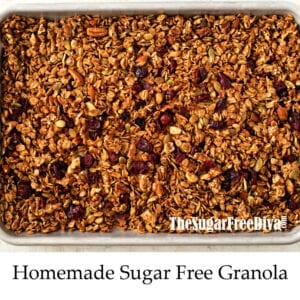 Homemade Sugar Free Granola