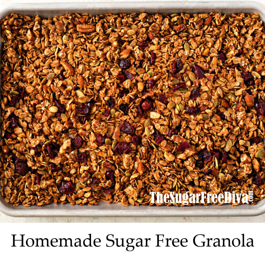 Homemade Sugar Free Granola