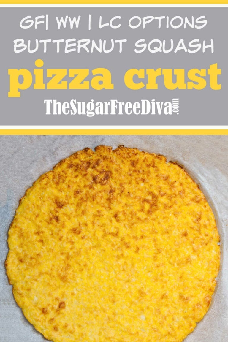 Butternut Squash Pizza Crust THE SUGAR FREE DIVA