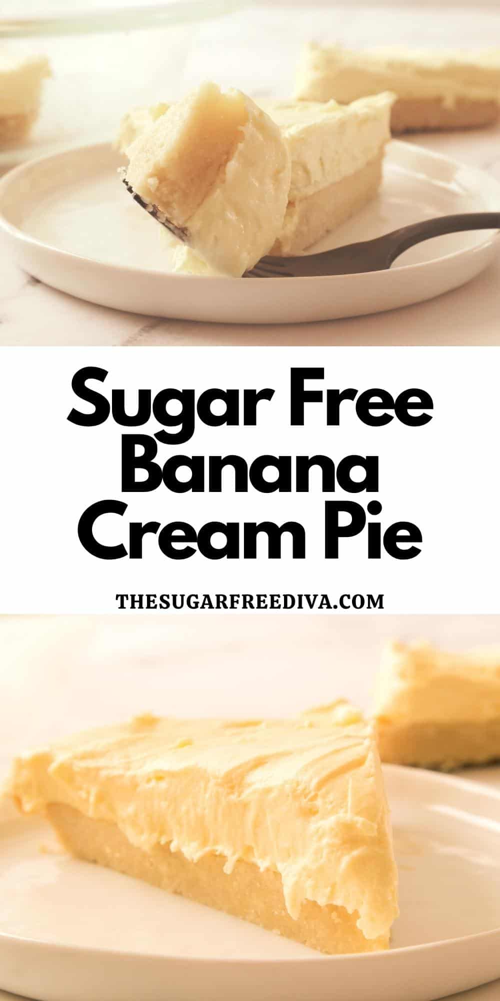 Sugar Free Banana Cream Pie