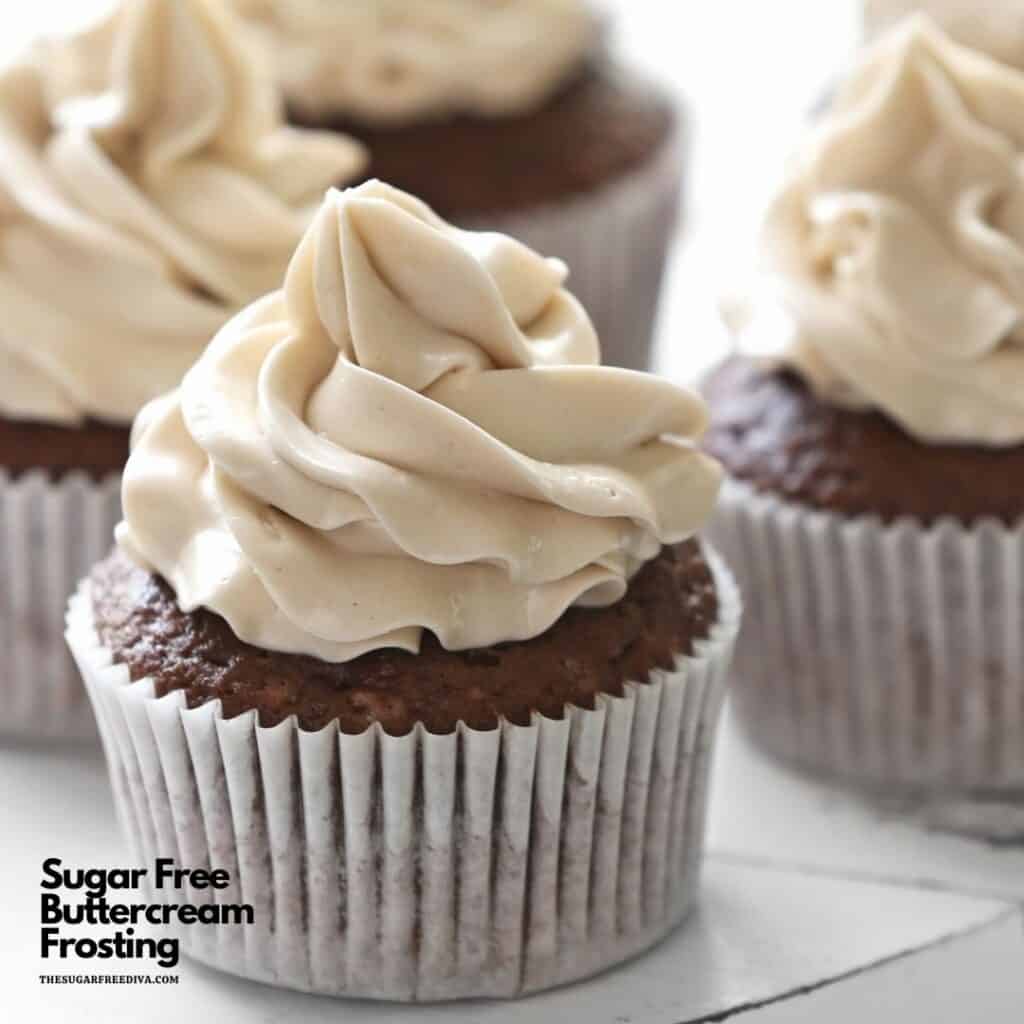This is the perfect recipe for Sugar Free Buttercream Frosting