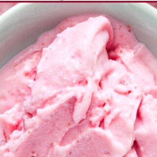 Sugar Free Strawberry Frozen Yogurt