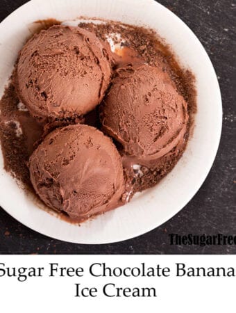 Sugar Free Chocolate Banana Ice Cream