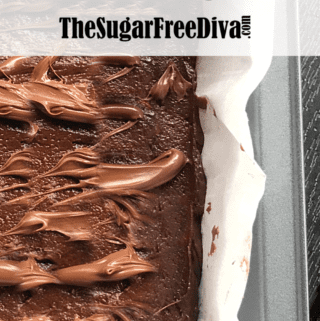 3 Ingredient Sugar Free 'Nutella' Cake