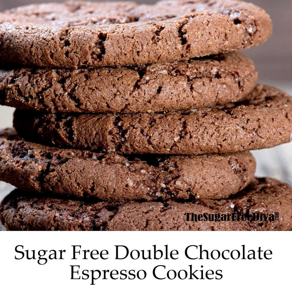 Sugar Free Double Chocolate Espresso Cookies The Sugar Free Diva