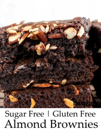 Sugar Free Gluten Free Almond Brownies