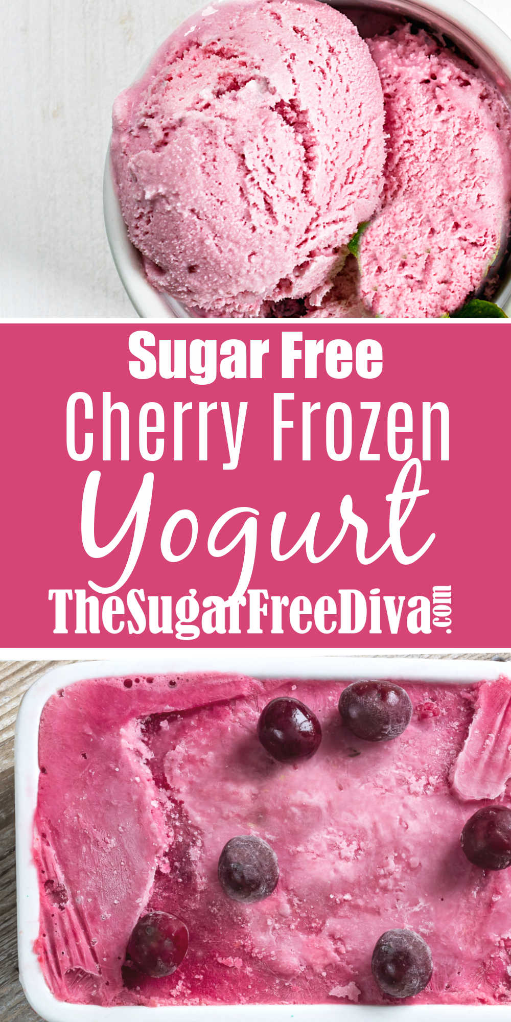 Sugar Free Cherry Frozen Yogurt