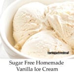 Sugar Free Vanilla Ice Cream