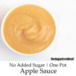 Sugar Free Instapot Apple Sauce