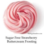 Sugar Free Strawberry Buttercream Frosting