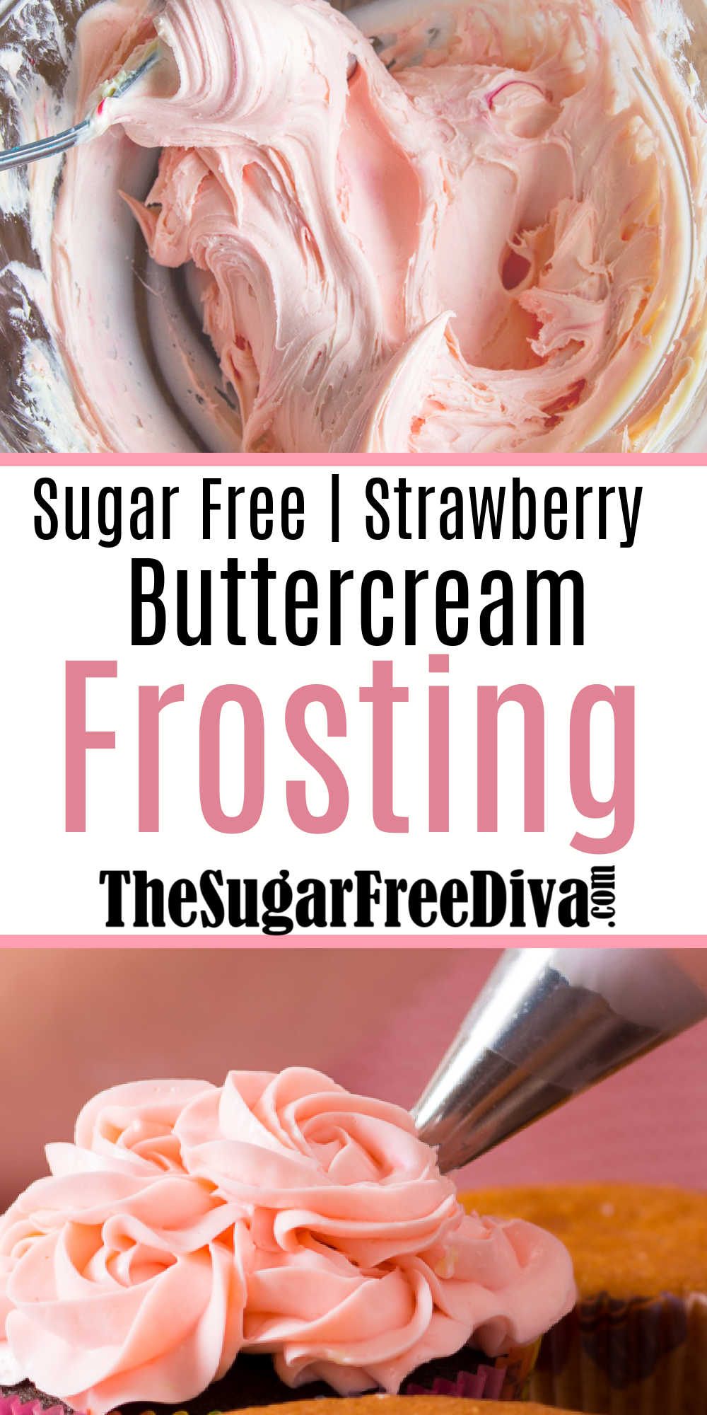 Make The Most Delicious Sugar Free Strawberry Buttercream Frosting Make The Most Delicious Sugar Free Strawberry Buttercream Frosting