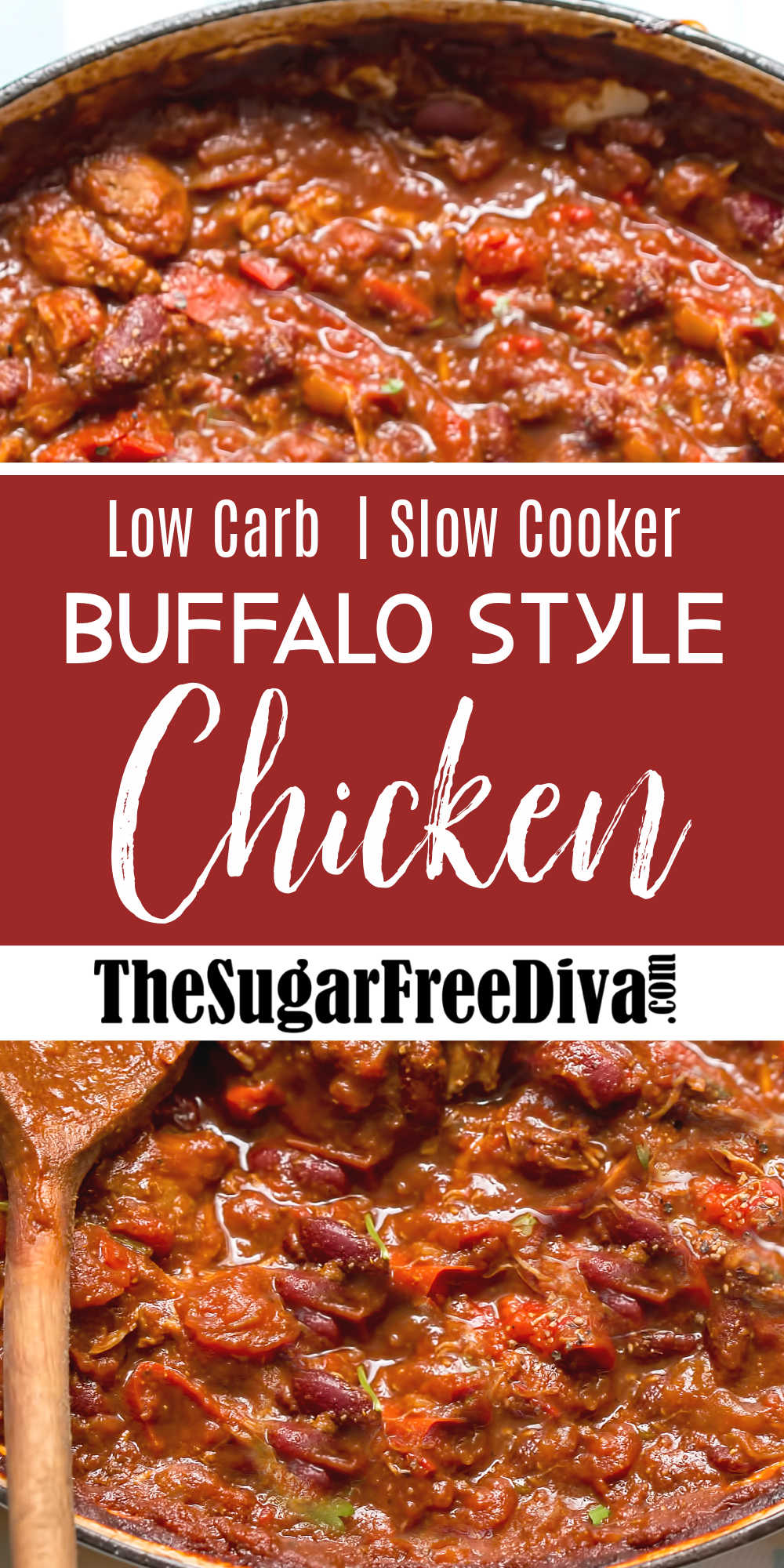 Low Carb Slow Cooker Buffalo Chicken
