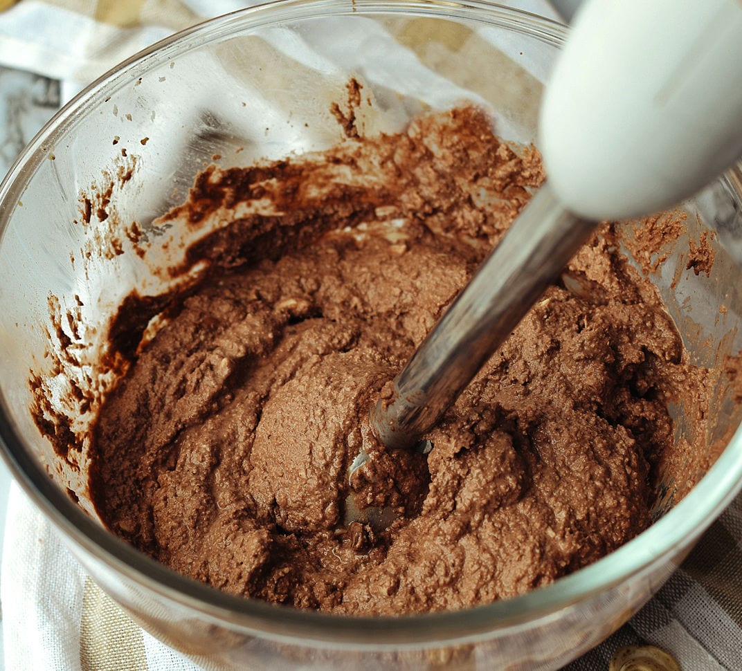 Blend chocolate ingredients