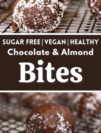 Sugar Free Vegan Chocolate Bites