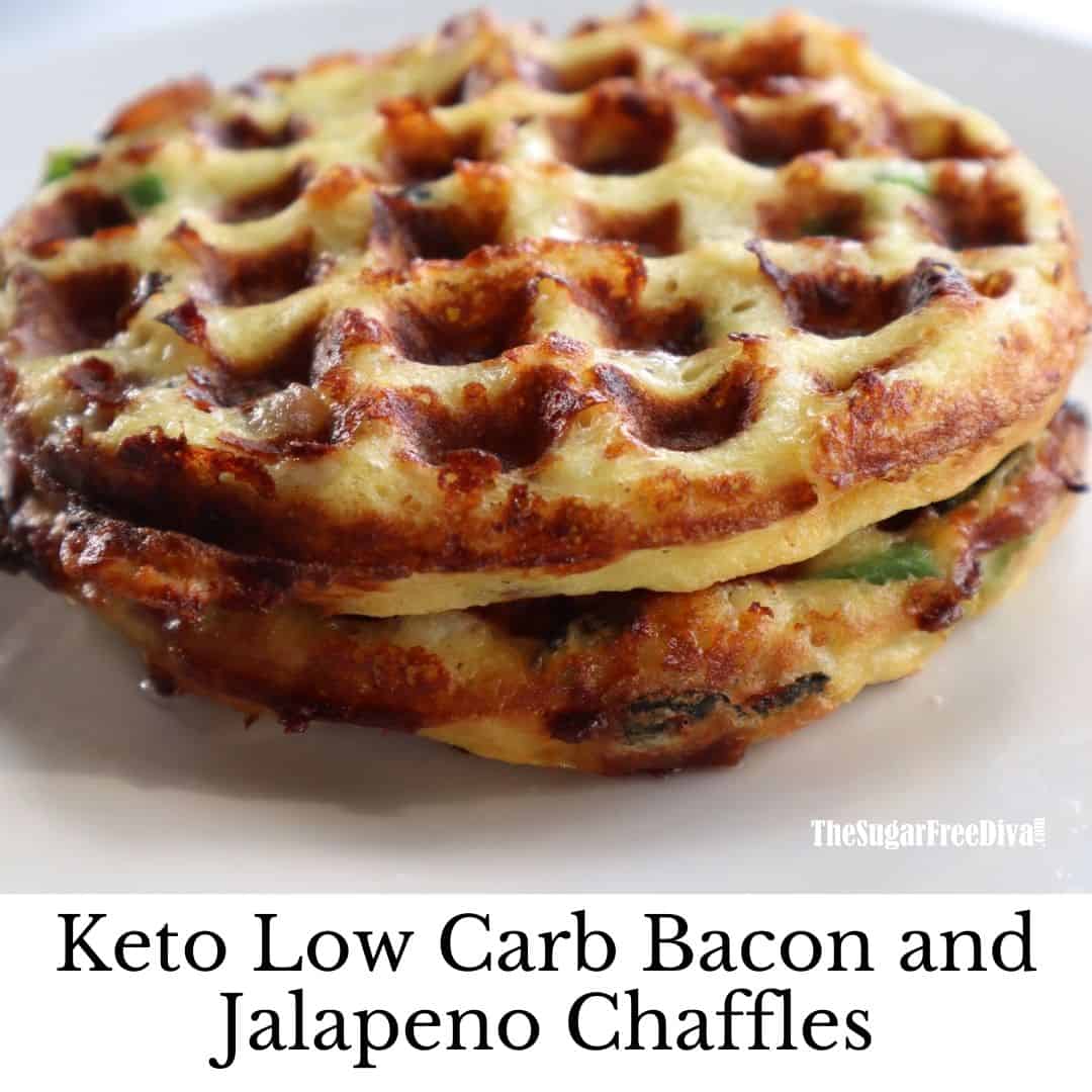 Keto Low Carb Jalapeno Bacon Chaffles
