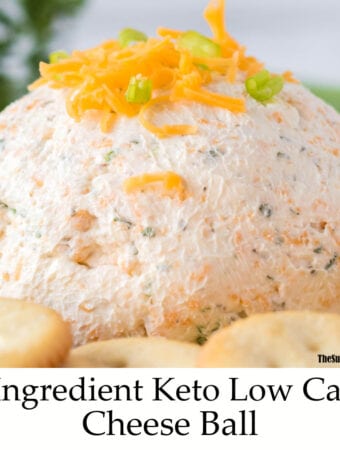 5 Ingredient Keto Low Carb Cheese Ball